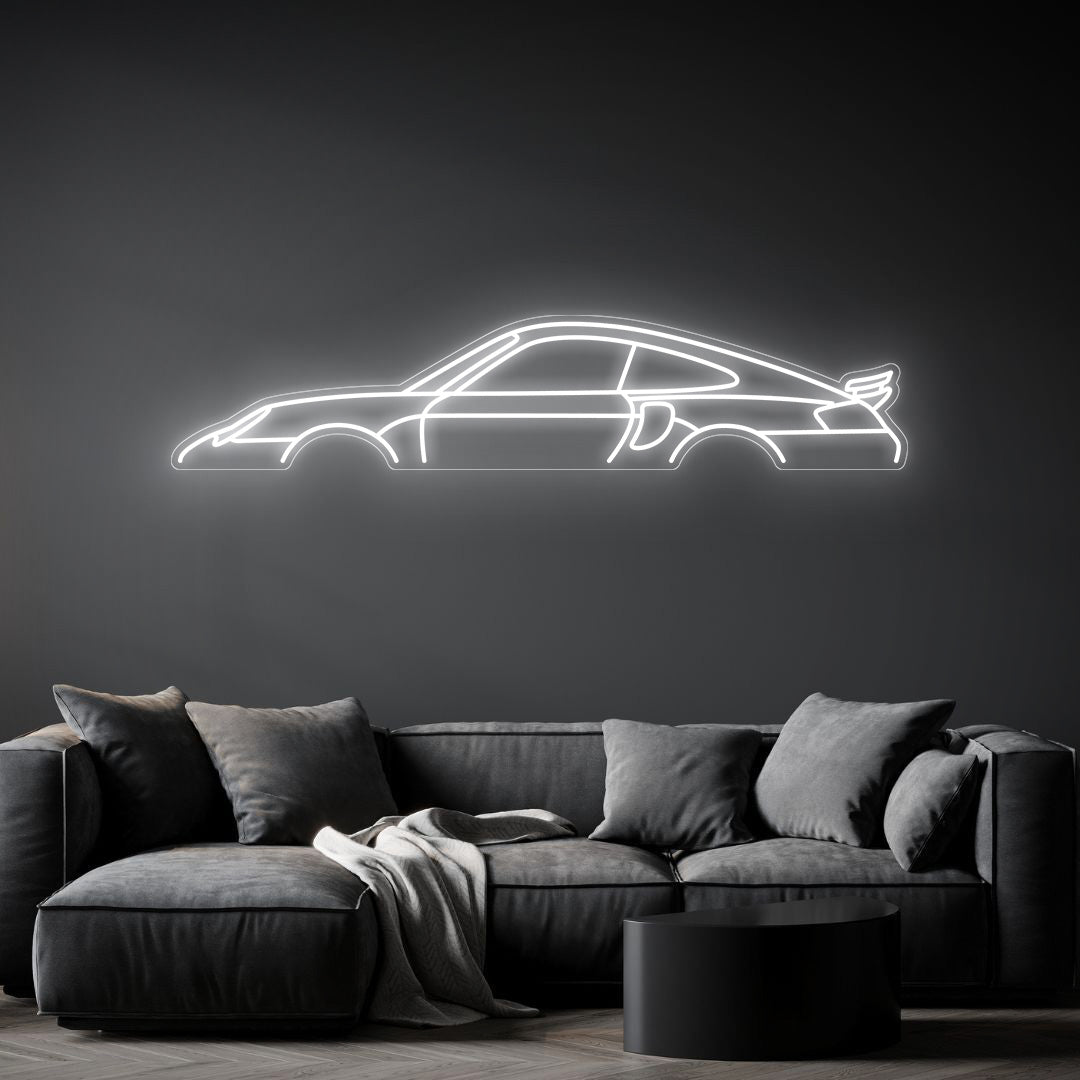 911 996 Turbo Neon Silhouette