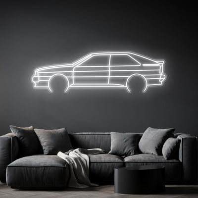 Quattro 1990 Neon Silhouette