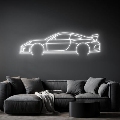 911 991 GT3 Neon Silhouette