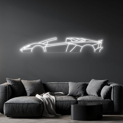 Aventador S 2019 Roadster Neon Silhouette