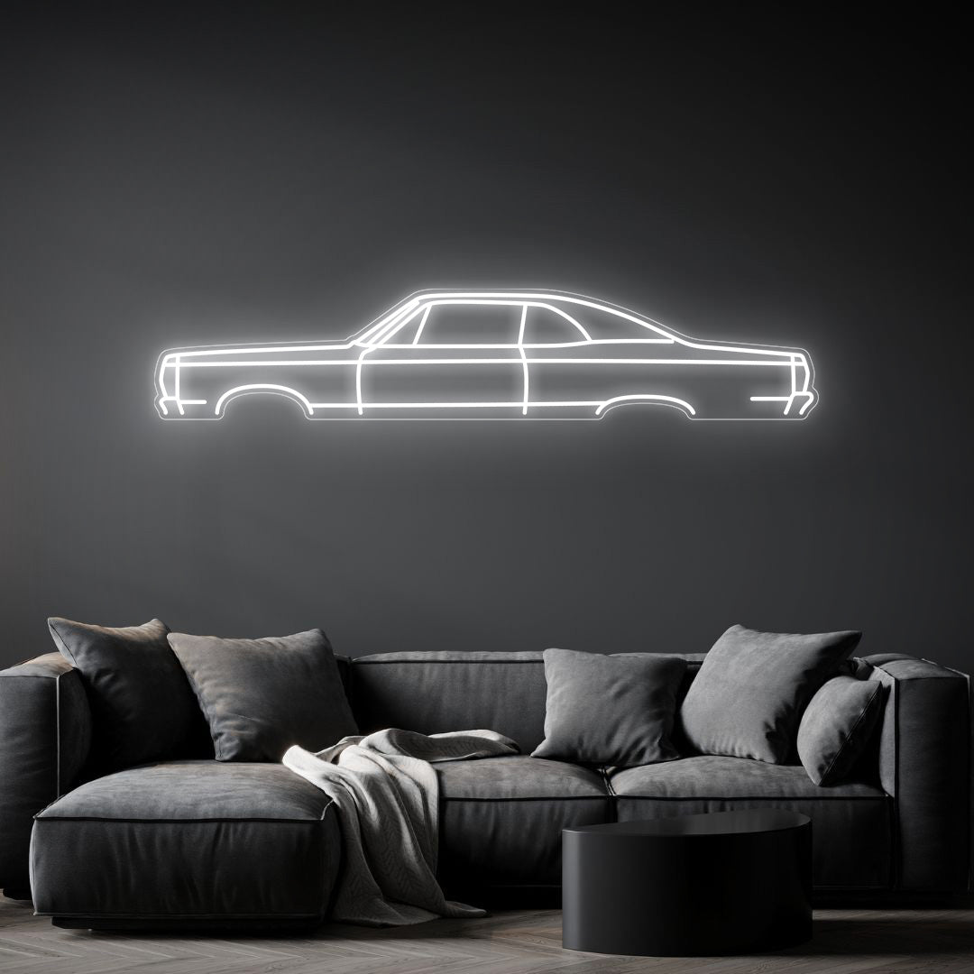 Ambassador 1968 Neon Silhouette