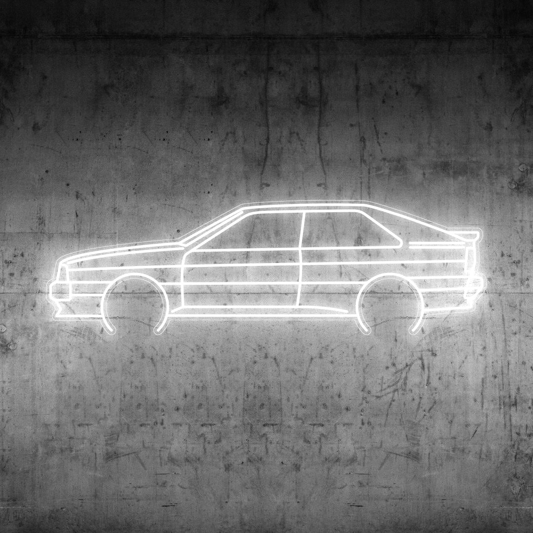 Quattro 1990 Neon Silhouette