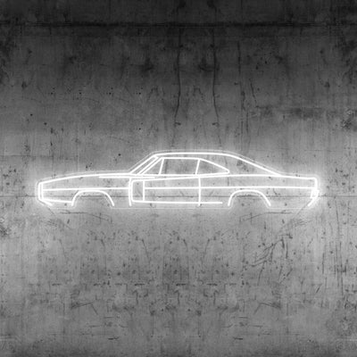 Charger RT 1970 Neon Silhouette