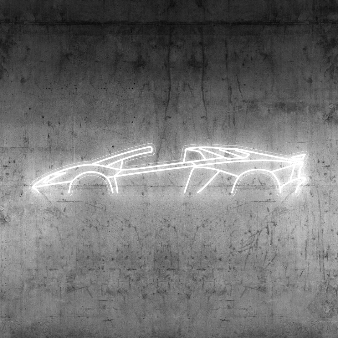 Aventador S 2019 Roadster Neon Silhouette