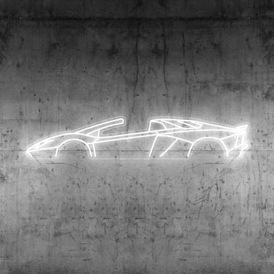 Aventador S 2019 Roadster Neon Silhouette