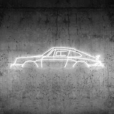 911 1981 SC Rally Neon Silhouette
