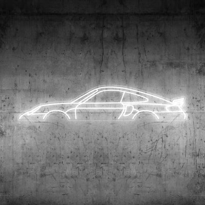 911 996 Turbo Neon Silhouette