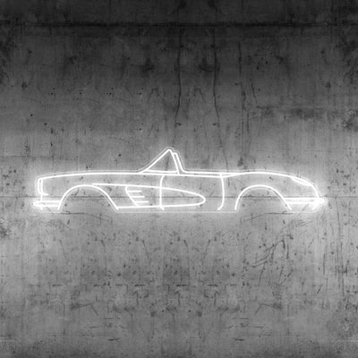 Corvette C1 1958 Neon Silhouette