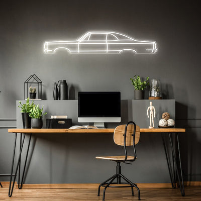 Ambassador 1968 Neon Silhouette