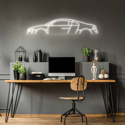 R8 2011 Neon Silhouette