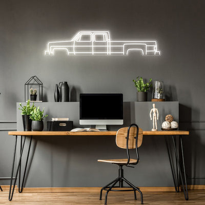 C30 1980 Neon Silhouette