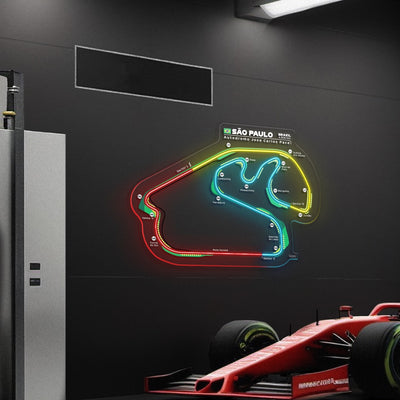 Neon Racer Grid Neon Race Tracks – PetrolVibes
