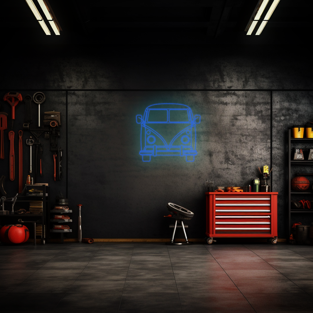 T1 1967 Front Neon Silhouette