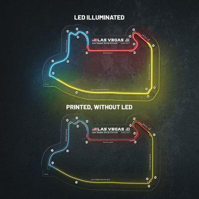 Las Vegas Strip Circuit Neon Race Track