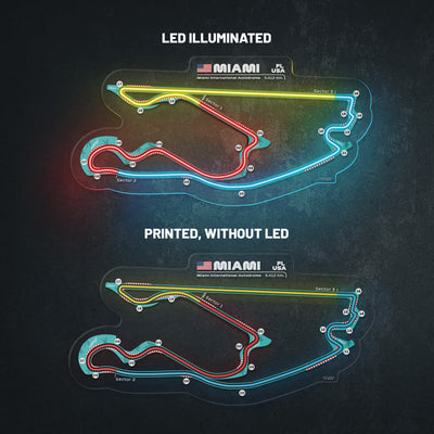 Miami International Autodrome Neon Race Track
