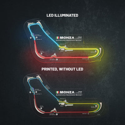 Autodromo Nazionale Monza Neon Race Track