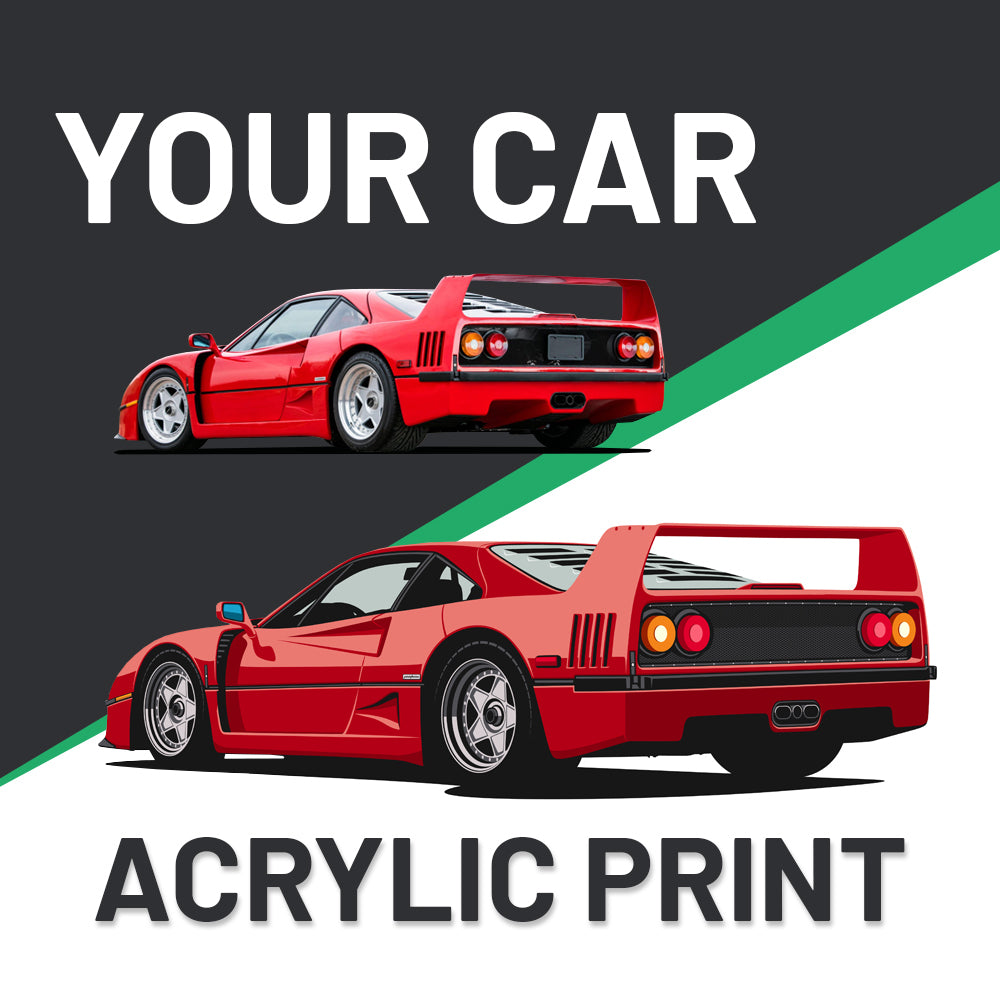 Your Hand-drawn Custom Car Acrylic Print