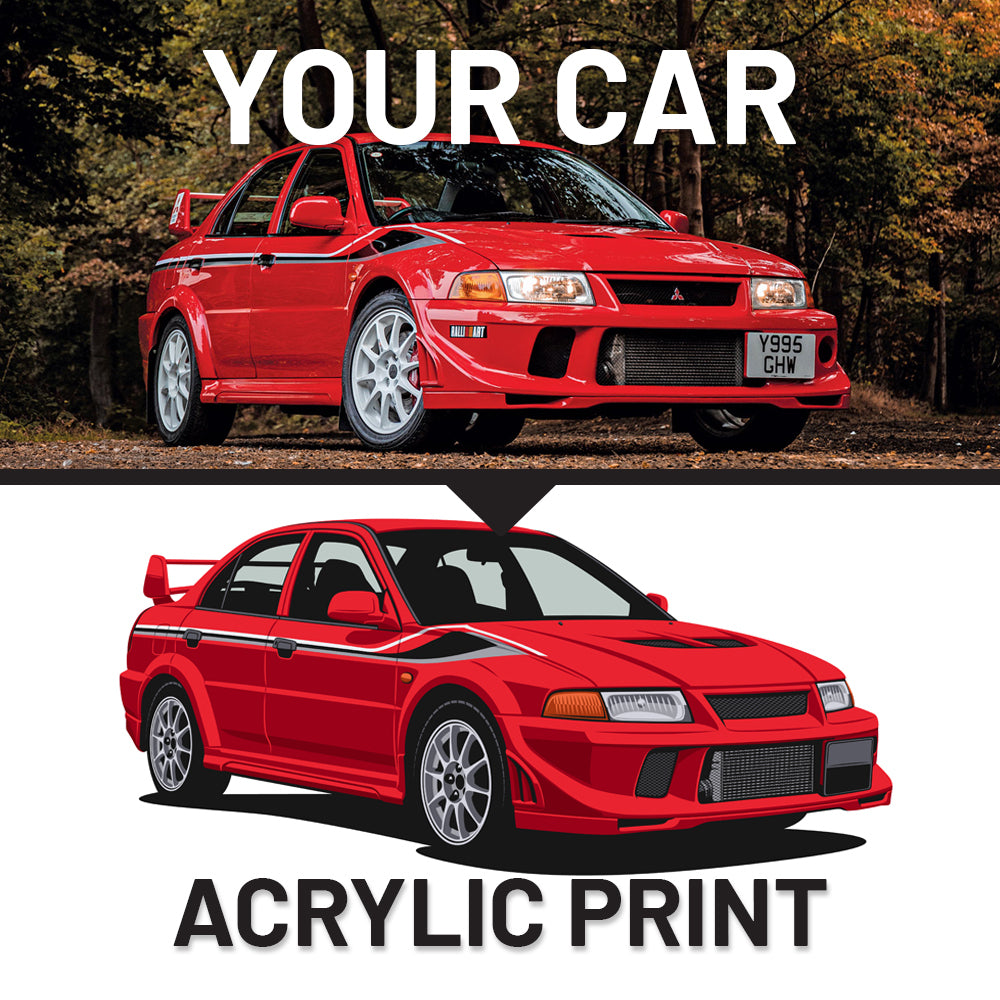 Your Hand-drawn Custom Car Acrylic Print