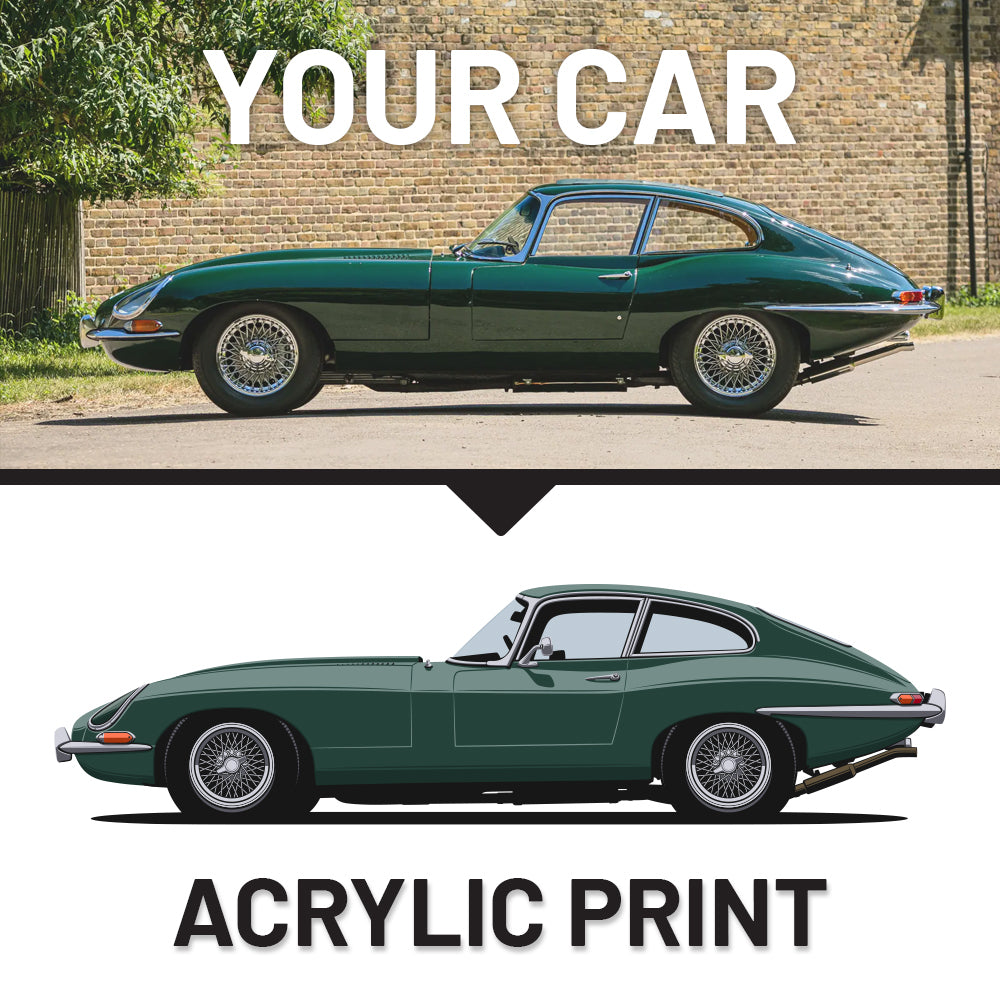 Your Hand-drawn Custom Car Acrylic Print