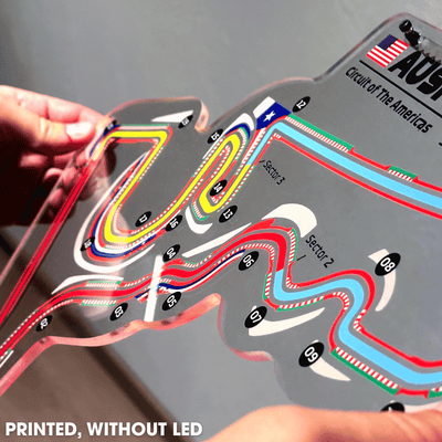 Palmer Motorsports Park Neon Race Track