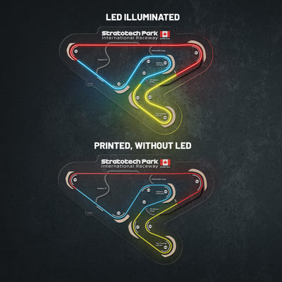Stratotech Park Raceway Neon Race Track