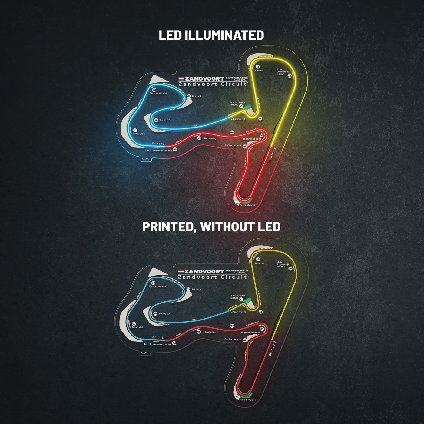Zandvoort Circuit Neon Race Track