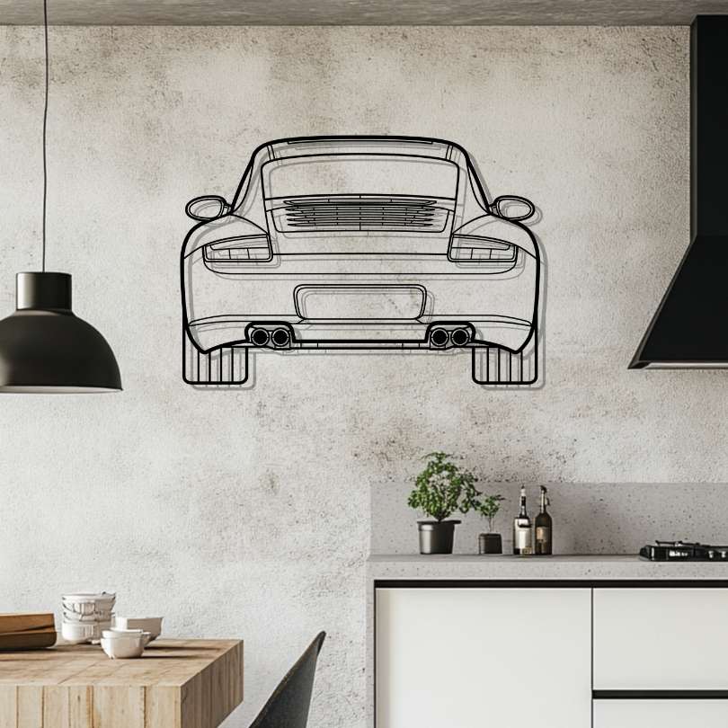 P Generation 6 Silhouette Metal Wall Art