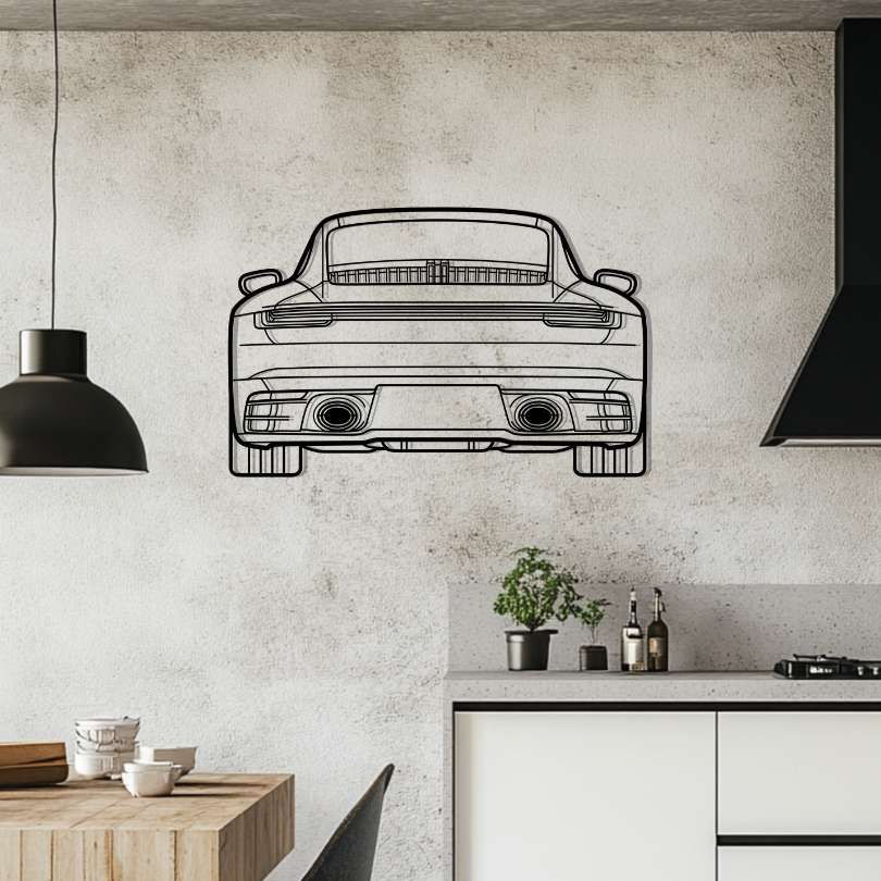 P Generation 8 Silhouette Metal Wall Art