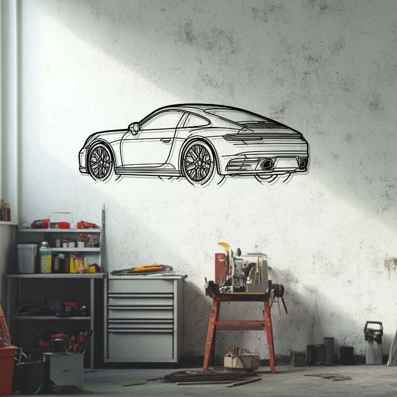 P Generation 8 Silhouette Metal Wall Art