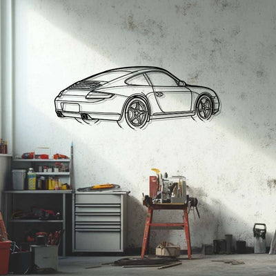 P Generation 6 Silhouette Metal Wall Art