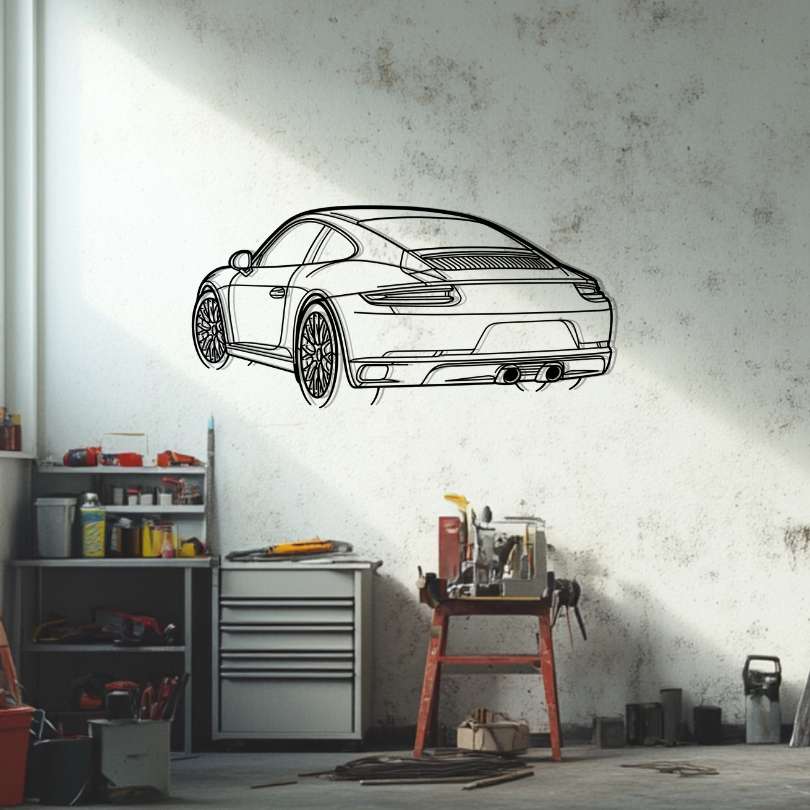 P Generation 7.2 Silhouette Metal Wall Art