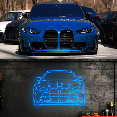 Your Custom Angle Neon Silhouette
