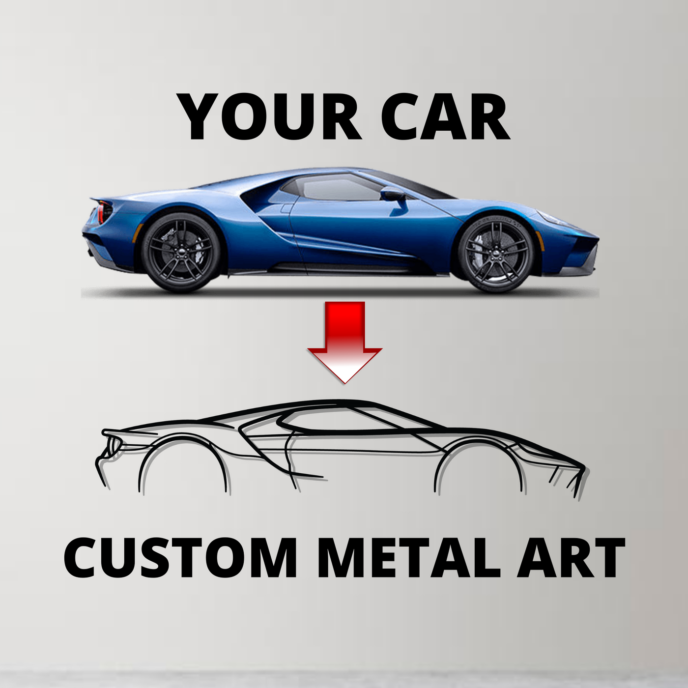 TTRS 2018 Angle Silhouette Metal Wall Art