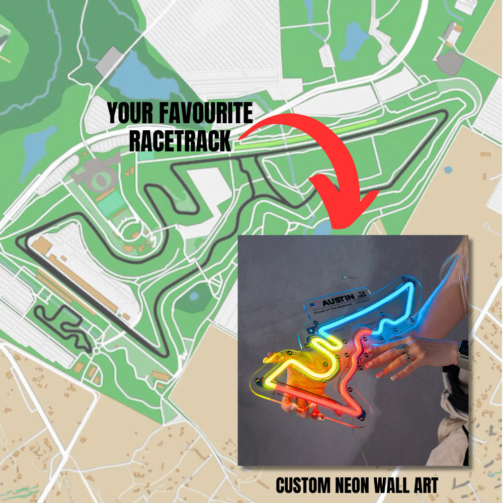 Neon Racer Grid Your Custom Neon Race Track – PetrolVibes