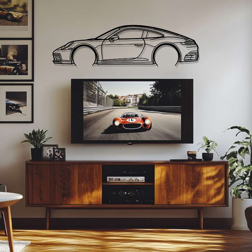 P Generation 8 Silhouette Metal Wall Art