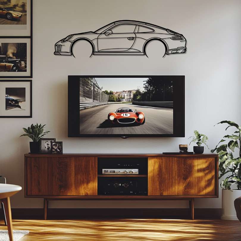 P Generation 7.2 Silhouette Metal Wall Art