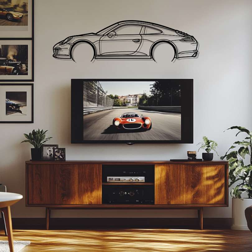 P Generation 7.1 Silhouette Metal Wall Art