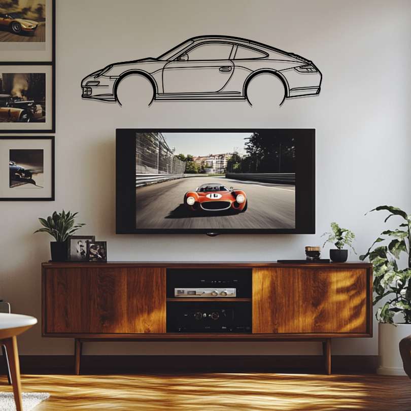 P Generation 6 Silhouette Metal Wall Art