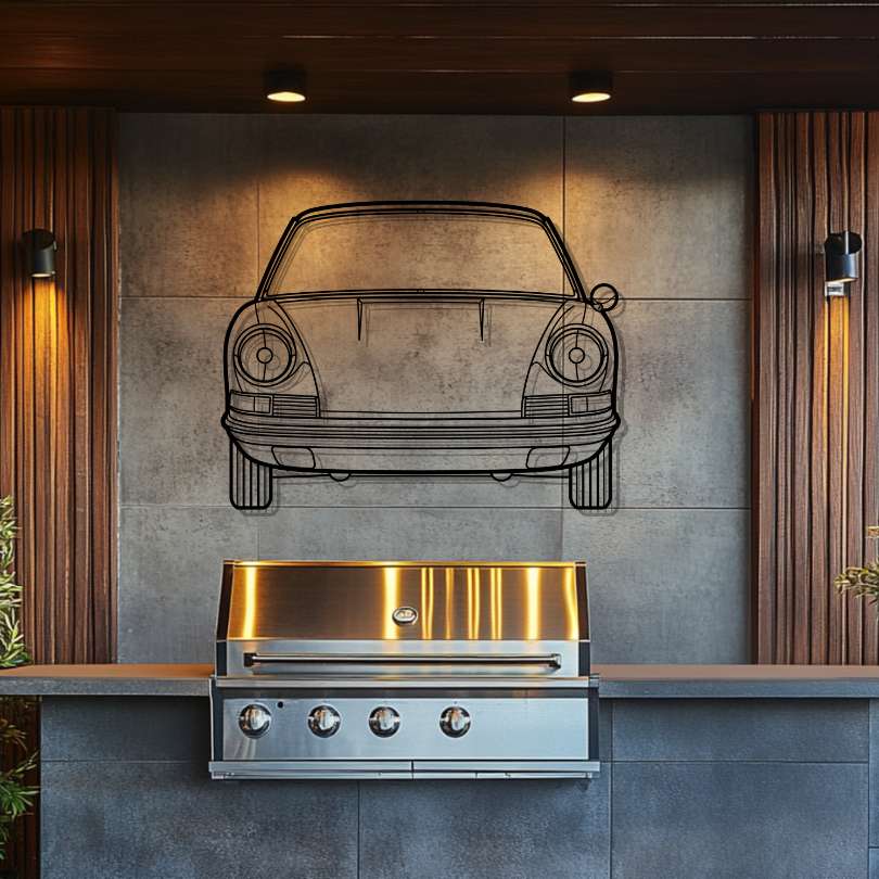 P Generation 1 Silhouette Metal Wall Art