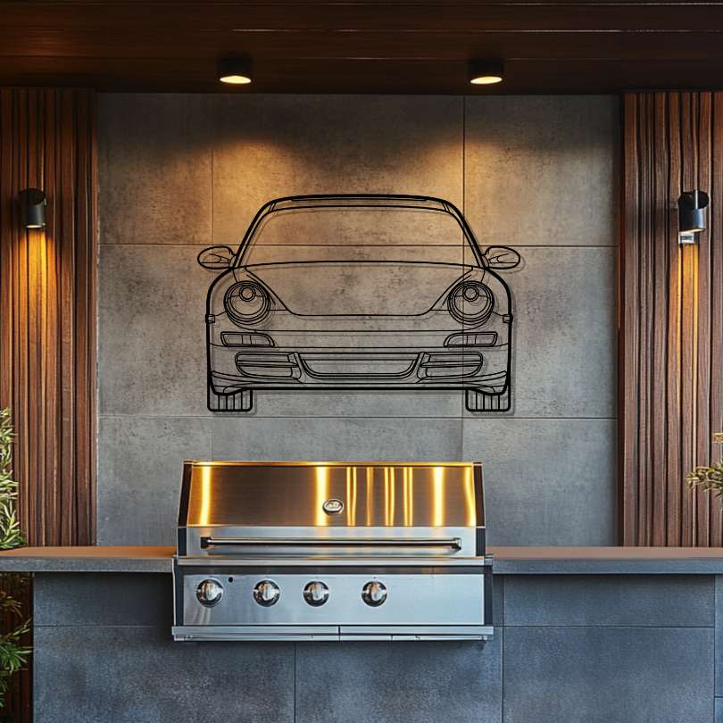 P Generation 6 Silhouette Metal Wall Art