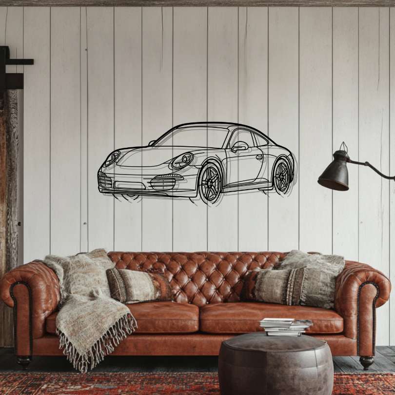 P Generation 7.1 Silhouette Metal Wall Art