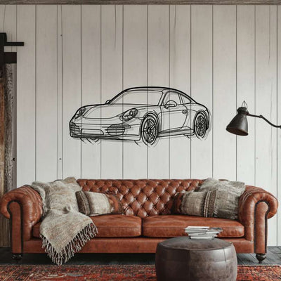 P Generation 7.1 Silhouette Metal Wall Art