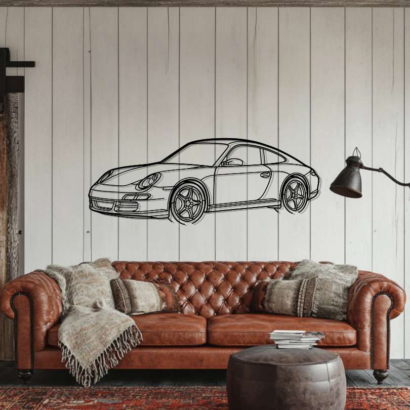 P Generation 6 Silhouette Metal Wall Art