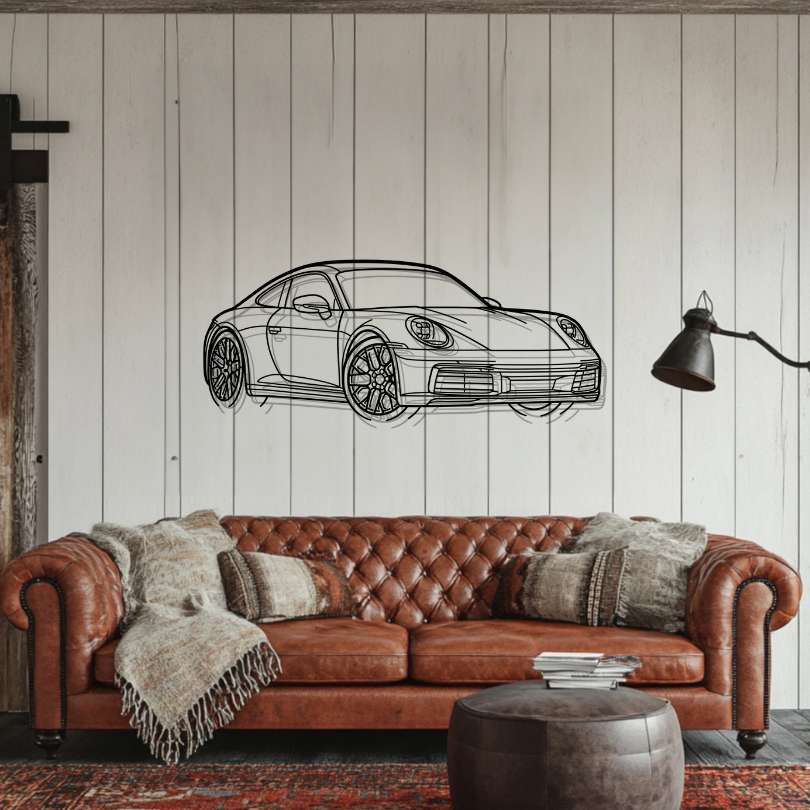 P Generation 8 Silhouette Metal Wall Art