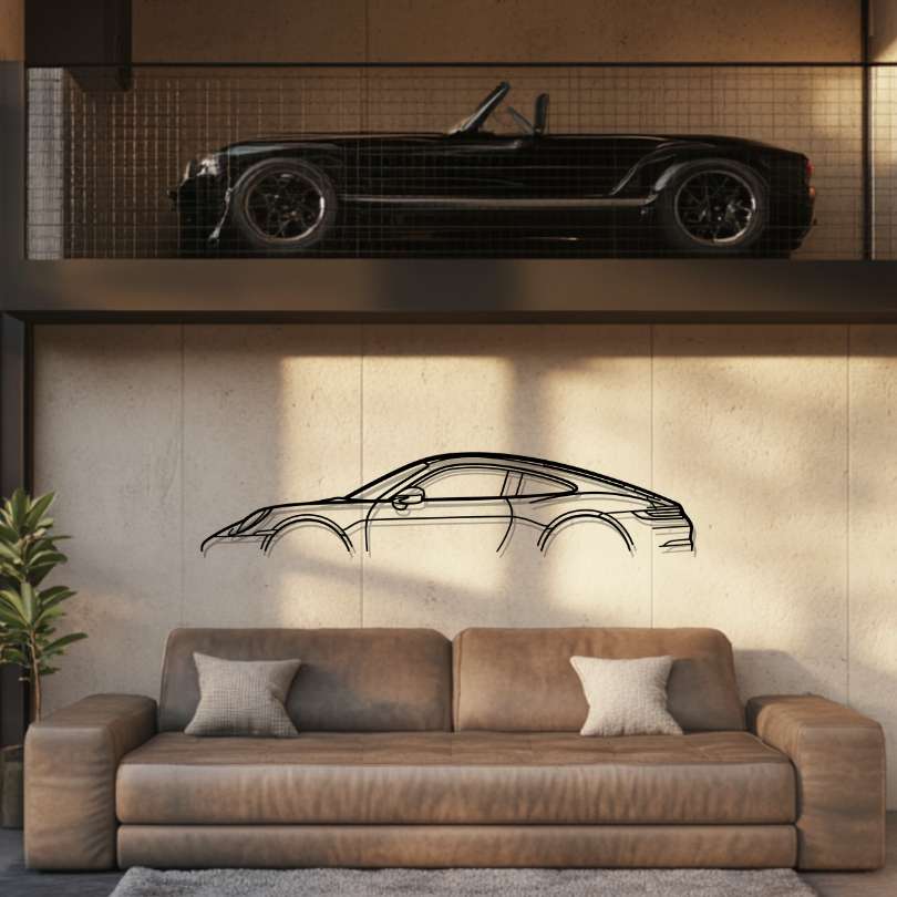 P Generation 8 Silhouette Metal Wall Art