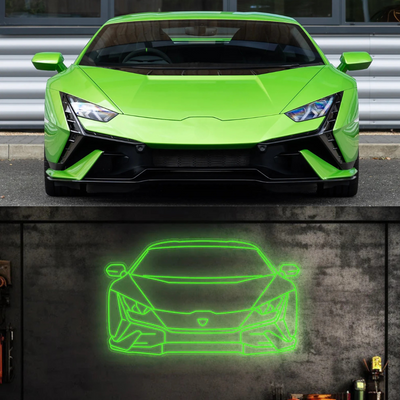 Your Custom Angle Neon Silhouette