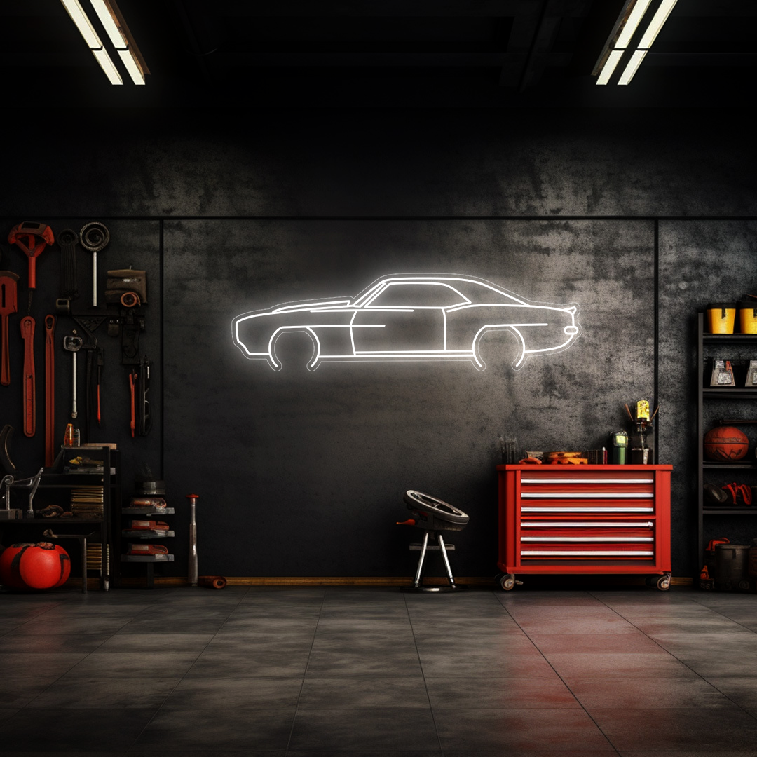 Maro 1969 Neon Silhouette