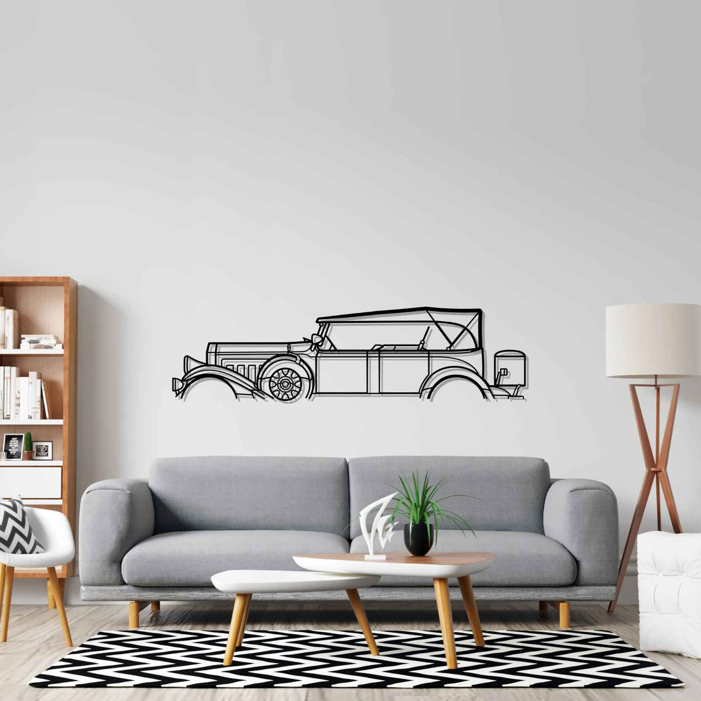 Model 43 1931 Classic Silhouette Metal Wall Art