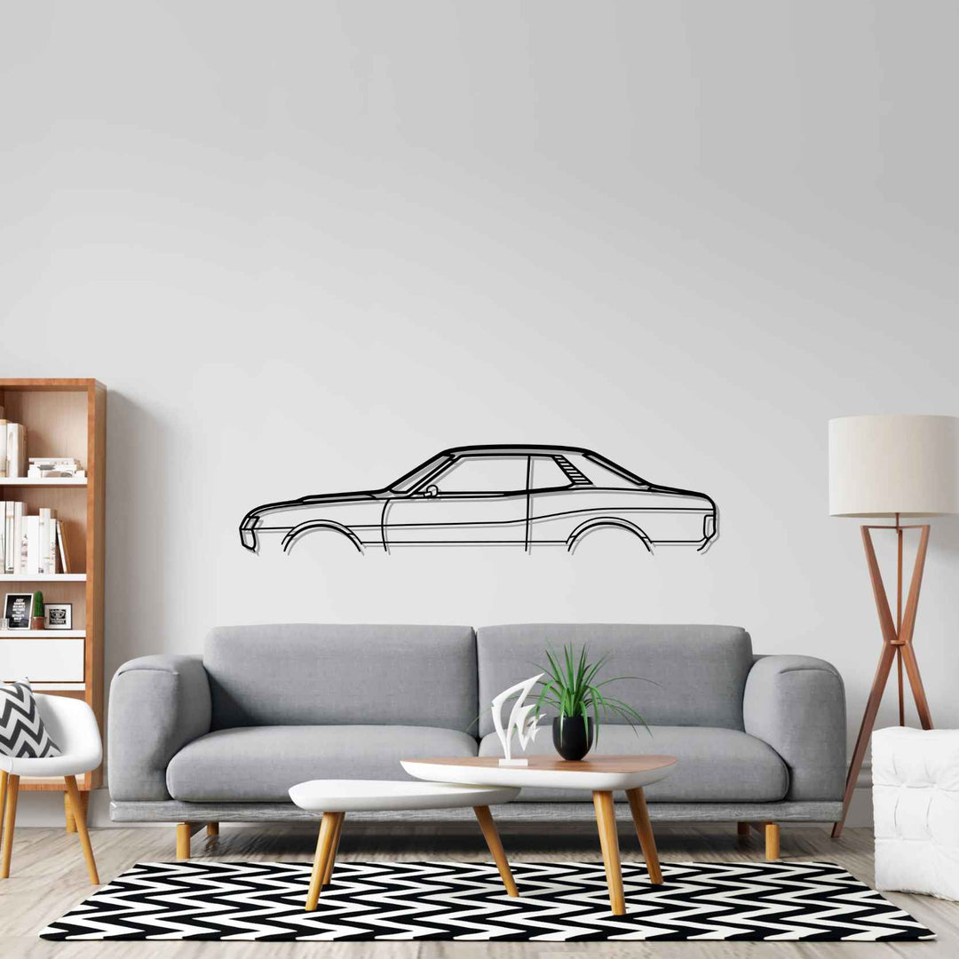 Celica 1972 Classic Silhouette Metal Wall Art – PetrolVibes