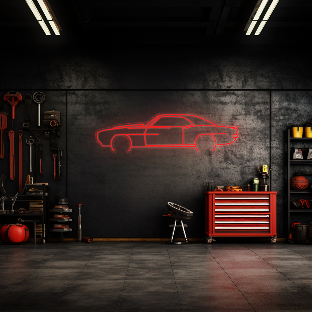 Maro 1969 Neon Silhouette
